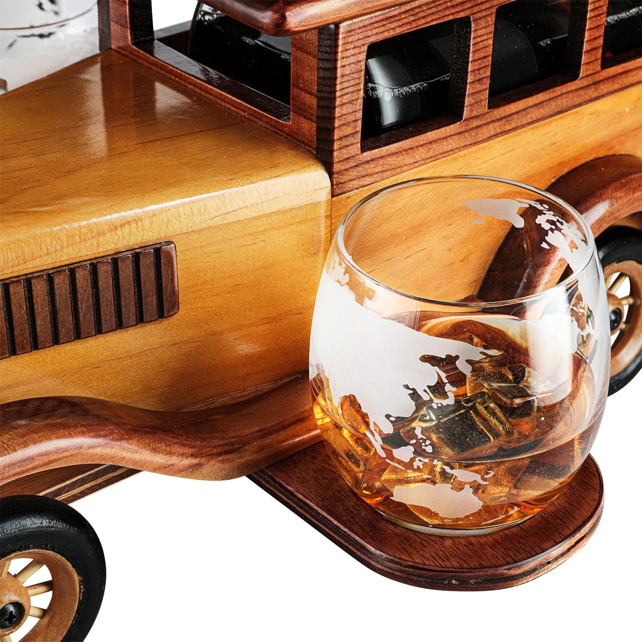 Vintage Car Decanter and Glasses Set - Fantasiaa 