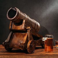 Thumbnail for Cannon Wine & Whiskey Decanter Set with Cannon Ball Whiskey Chillers 21