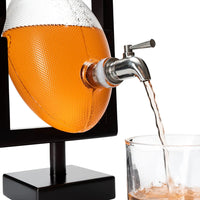 Thumbnail for Football Decanter Set for Whiskey, Wine, Water & Other Liquids - Spigot Faucet - 1400ml Fantasy & Monday Night Football Decorations Decor Liquor Dispenser Set, Gifts for Men Dad, Decanters for Alcohol - Fantasiaa 