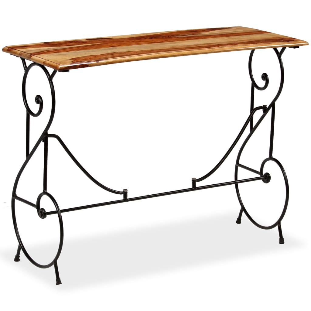 Console Table Solid Sheesham Wood 39.4"x15.7"x29.5" - Fantasiaa Gifts