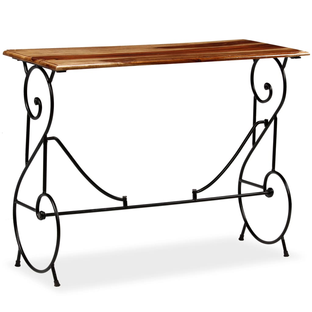 Console Table Solid Sheesham Wood 39.4"x15.7"x29.5" - Fantasiaa Gifts