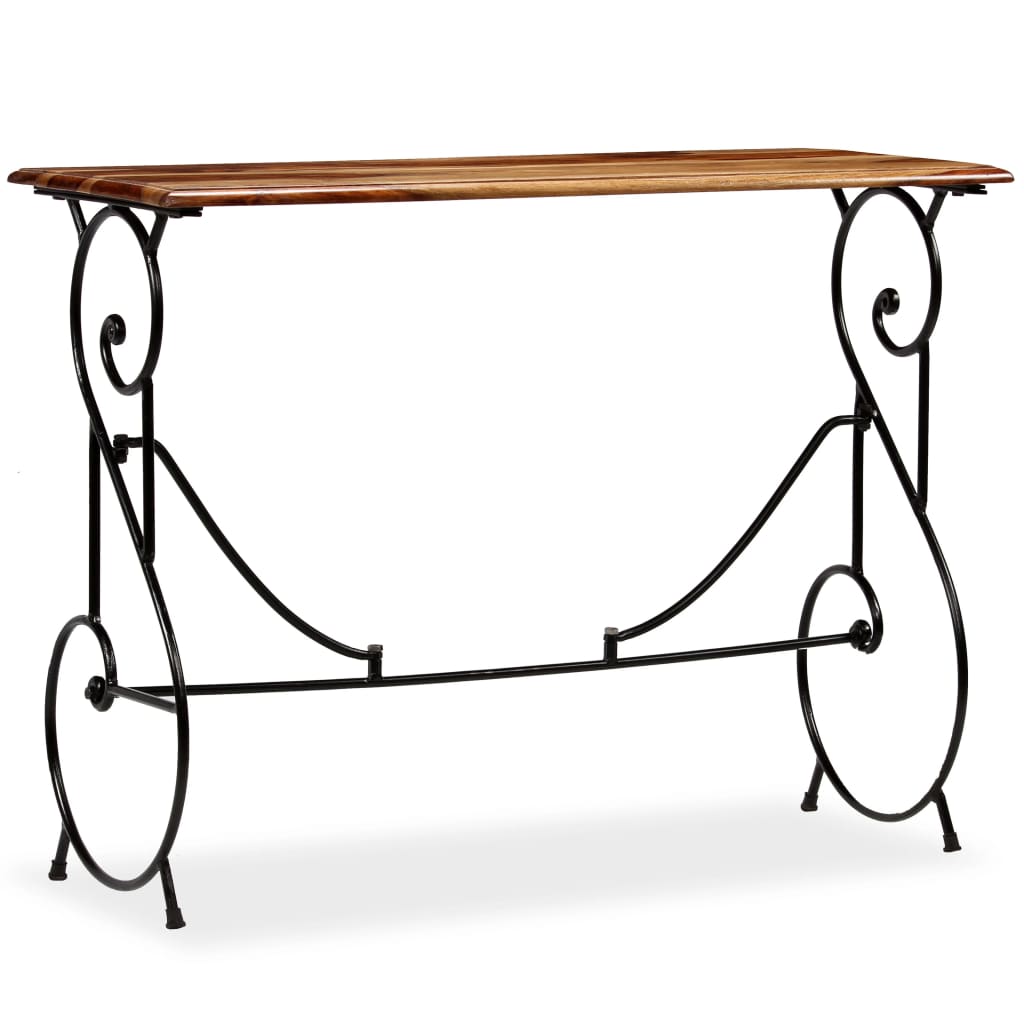 Console Table Solid Sheesham Wood 39.4"x15.7"x29.5" - Fantasiaa Gifts