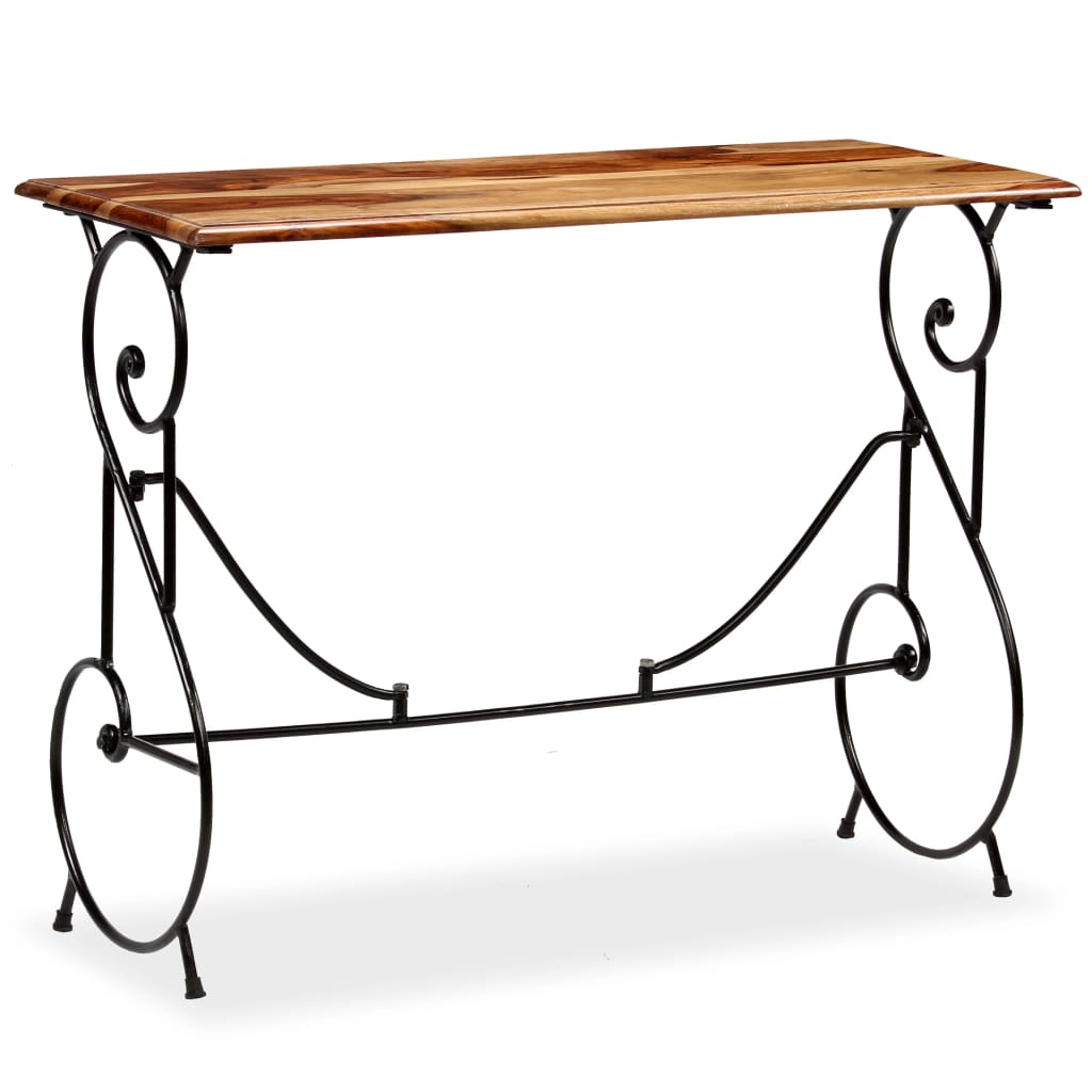 Console Table Solid Sheesham Wood 39.4"x15.7"x29.5" - Fantasiaa Gifts