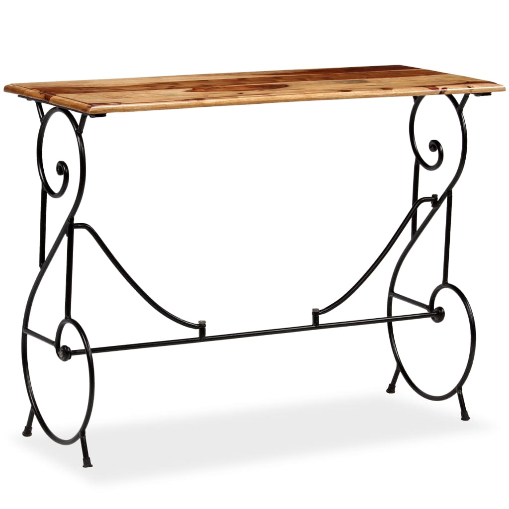 Console Table Solid Sheesham Wood 39.4"x15.7"x29.5" - Fantasiaa Gifts