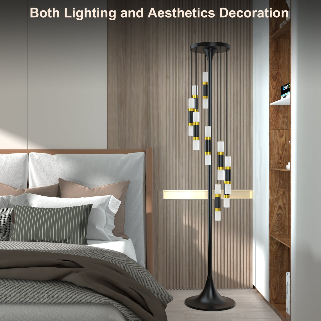 71 inch Tall Dimmable Standing LED Floor Lamp-4