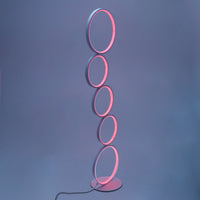 Thumbnail for RGB Minimalist Circular Floor Lamp - Fantasiaa 