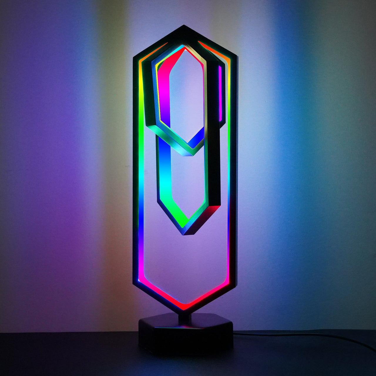 Polygon Table Lamp Music Rhythm Lights - Fantasiaa 