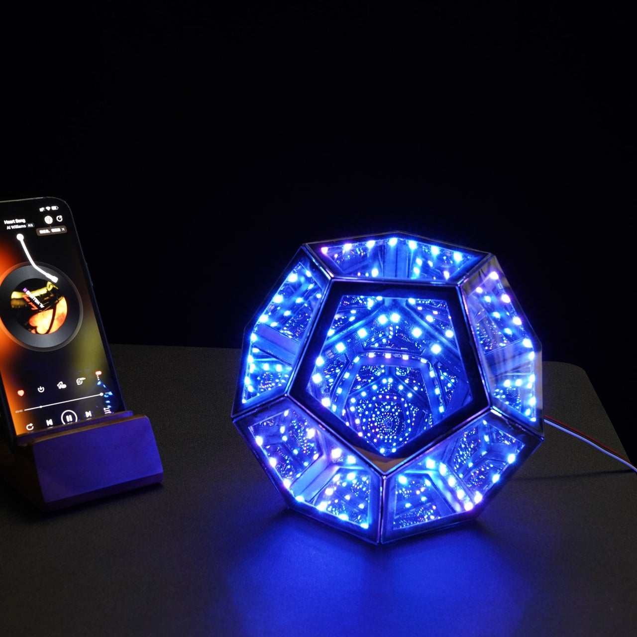 Infinity Dodecahedron Magic Table Lamp - Fantasiaa 