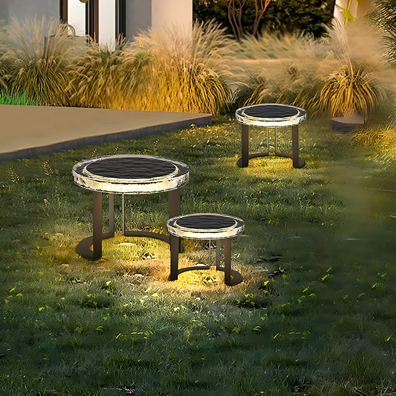 OUTDOOR SOLAR POWER LED GARDEN TABLE-3