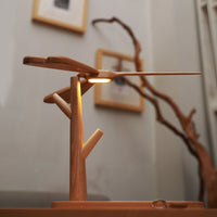 Thumbnail for Dragonfly Balancing Lamp, Handcrafted Wood Lamp - Fantasiaa 