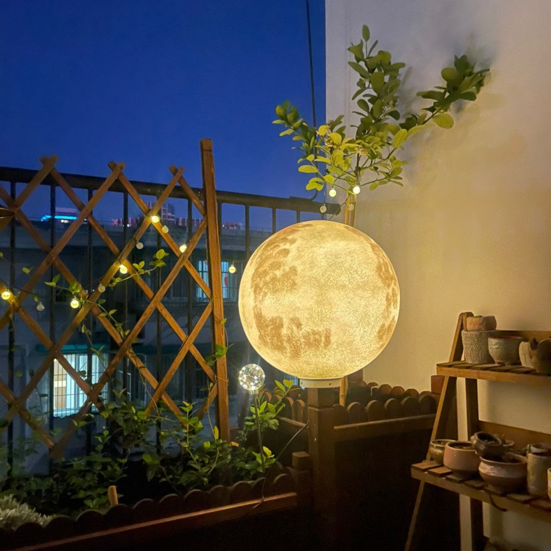 3D Moon Indoor & Outdoor Floor Lamp-4