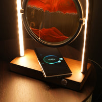 Thumbnail for Moving Sand Lamp with Wireless Charger - Fantasiaa 