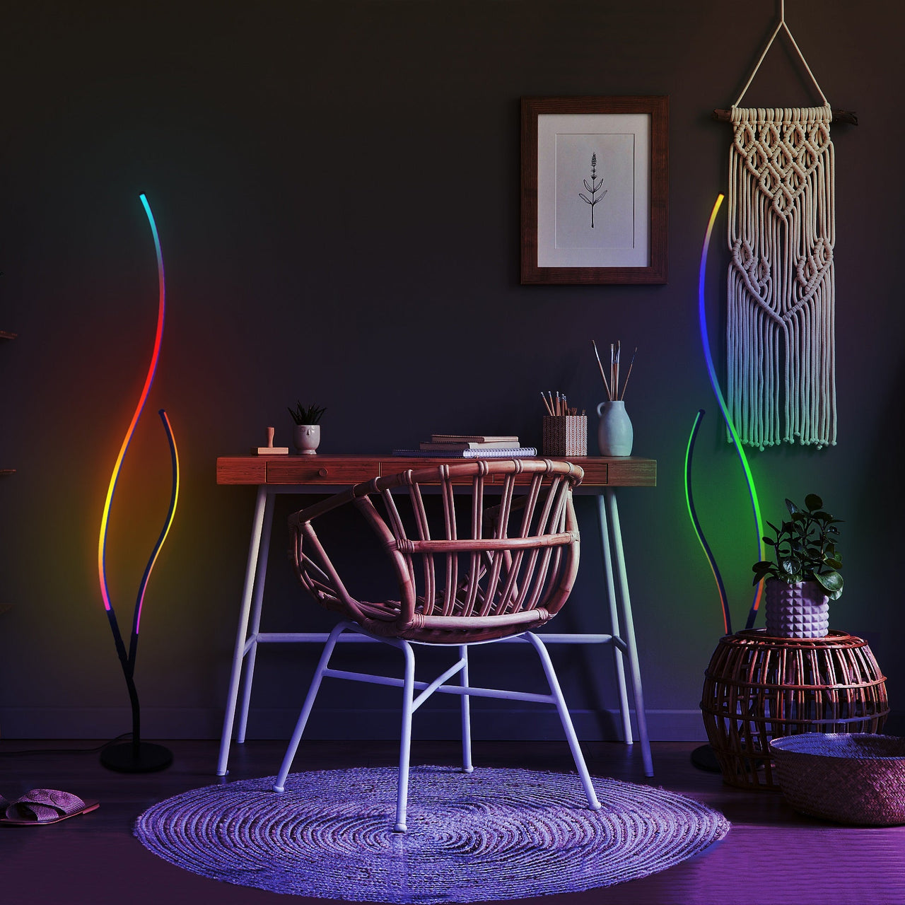 RGB Ripple Floor Lamp - Fantasiaa 