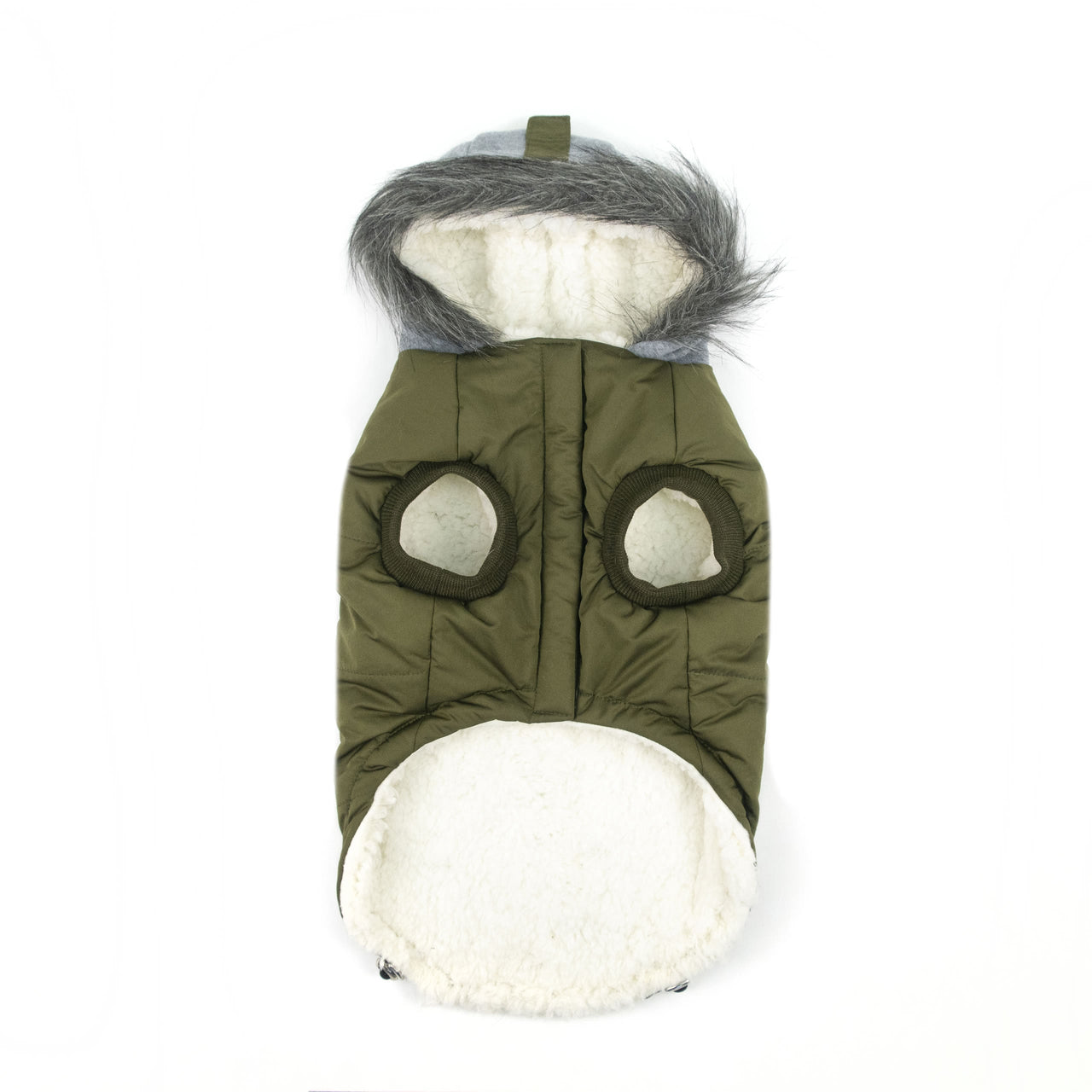 Brave Bark Thermal Parka for Dogs - Khaki brave bark