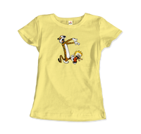 Thumbnail for Calvin and Hobbes Playing Zombies T-Shirt - Fantasiaa 