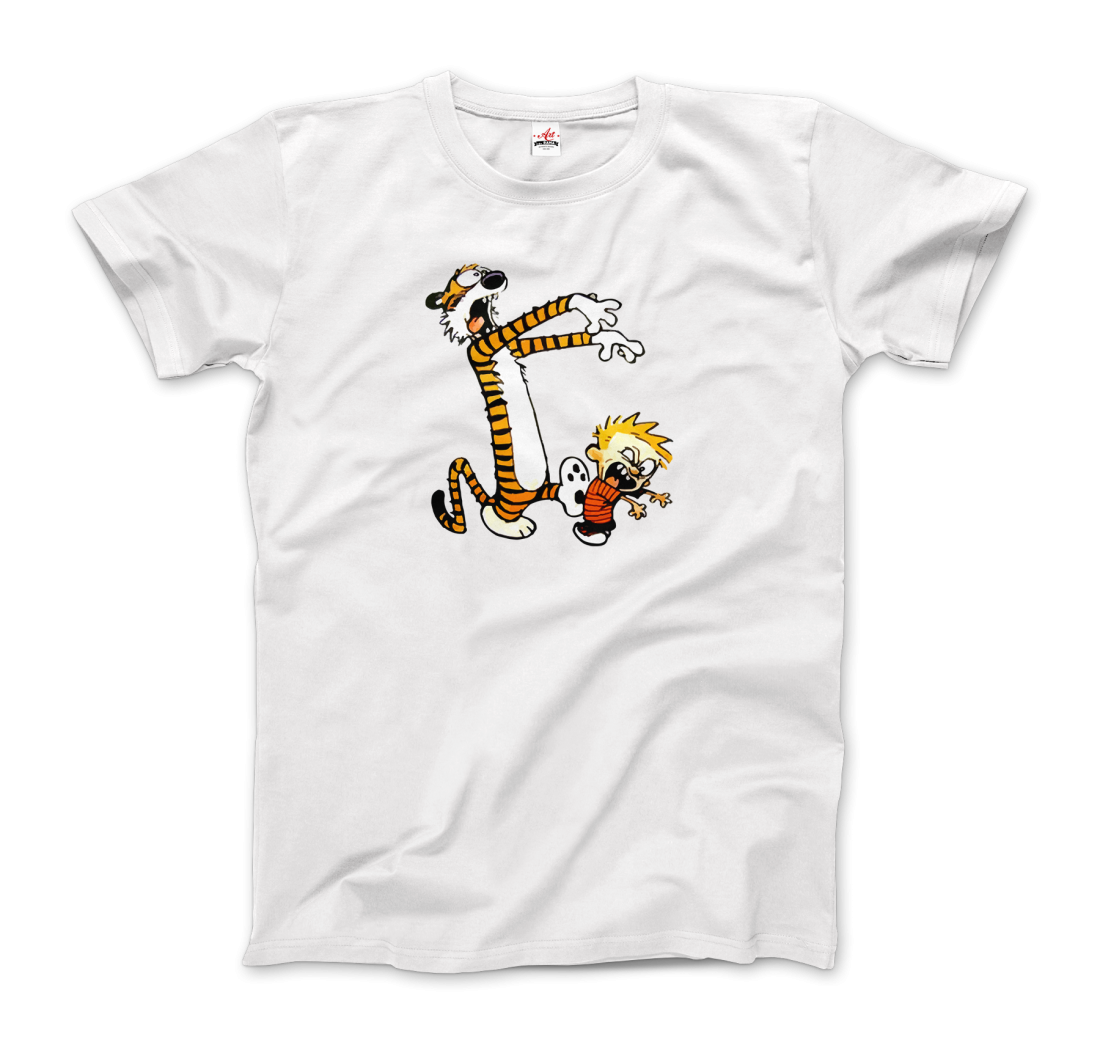 Calvin and Hobbes Playing Zombies T-Shirt - Fantasiaa 