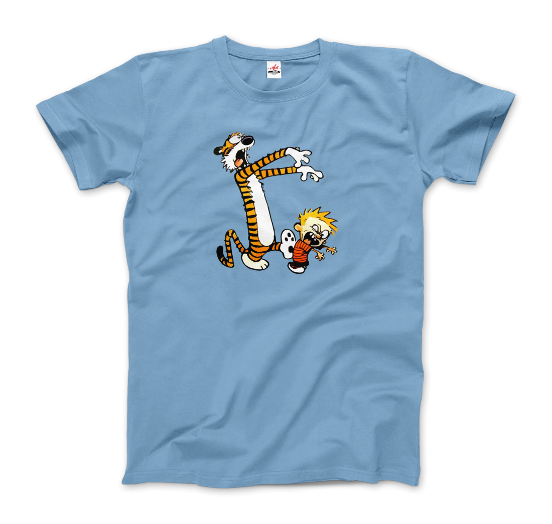 Calvin and Hobbes Playing Zombies T-Shirt - Fantasiaa 