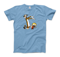 Thumbnail for Calvin and Hobbes Playing Zombies T-Shirt - Fantasiaa 