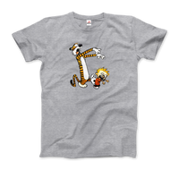 Thumbnail for Calvin and Hobbes Playing Zombies T-Shirt - Fantasiaa 