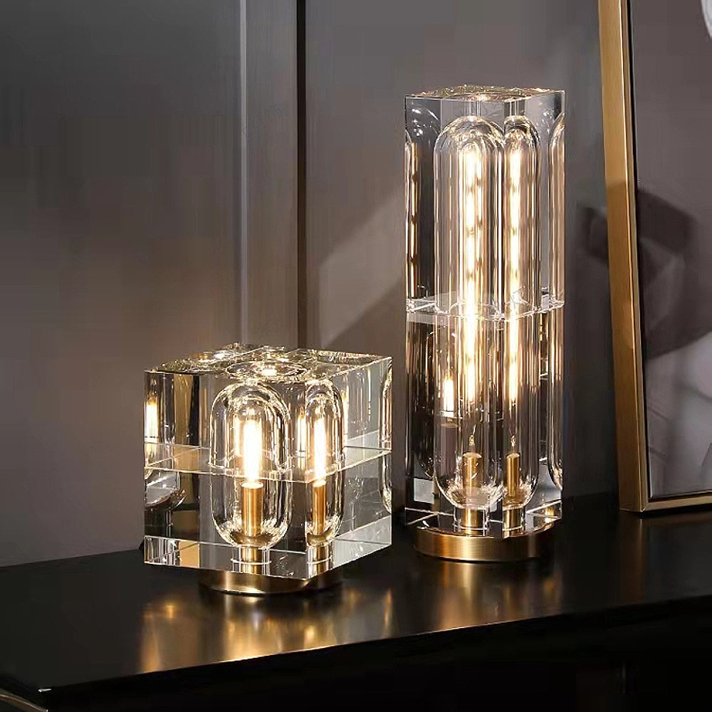 Crystal Bedside Table Lamp - Fantasiaa Gifts