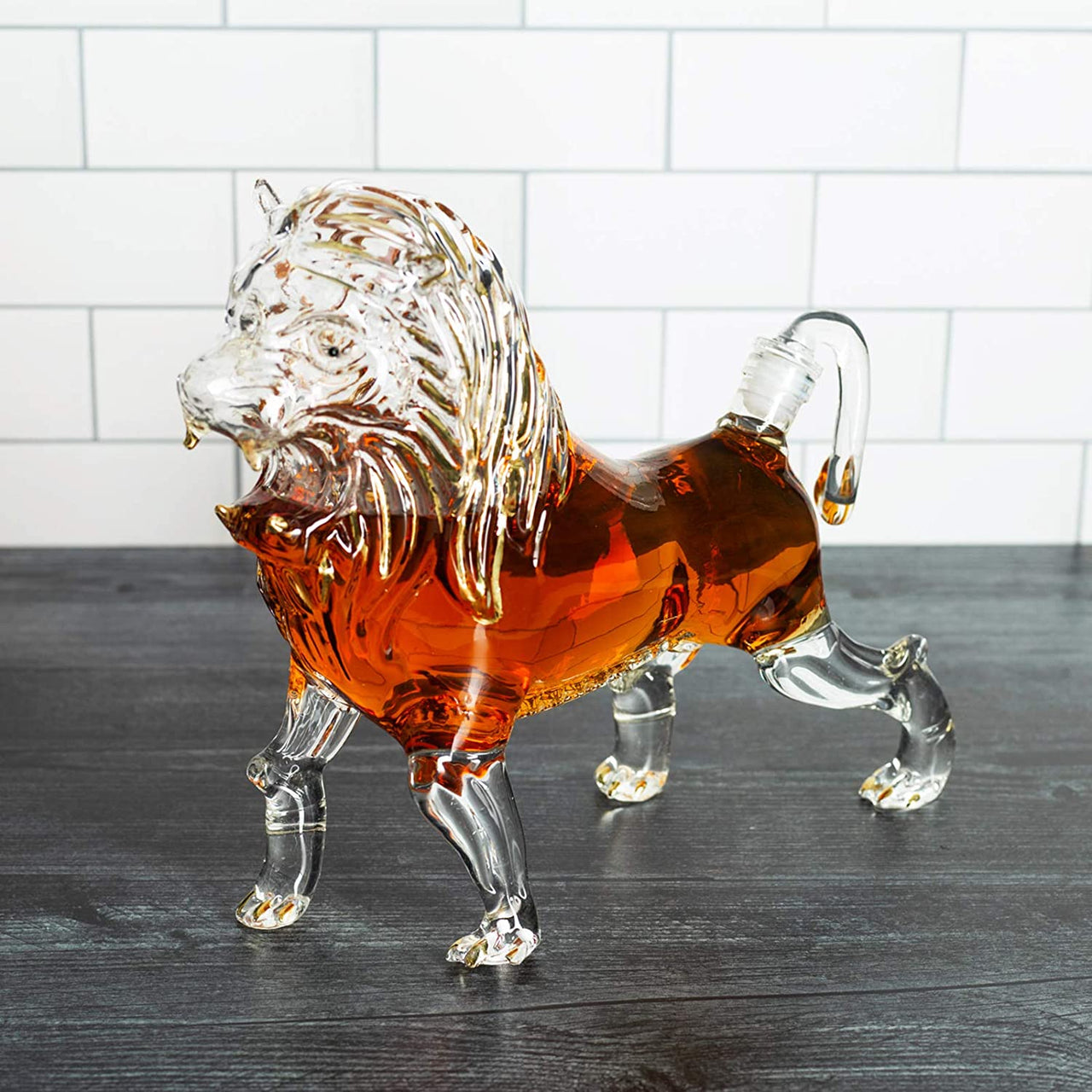 Lion Animal Whiskey and Wine Decanter - Fantasiaa 