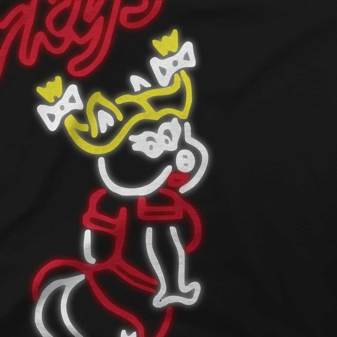 Porky's Strip Club Neon Logo T-Shirt - Fantasiaa 