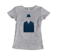 Thumbnail for Rene Magritte Man in a Bowler Hat, 1964 Artwork T-Shirt - Fantasiaa 