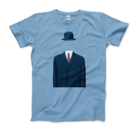 Thumbnail for Rene Magritte Man in a Bowler Hat, 1964 Artwork T-Shirt - Fantasiaa 