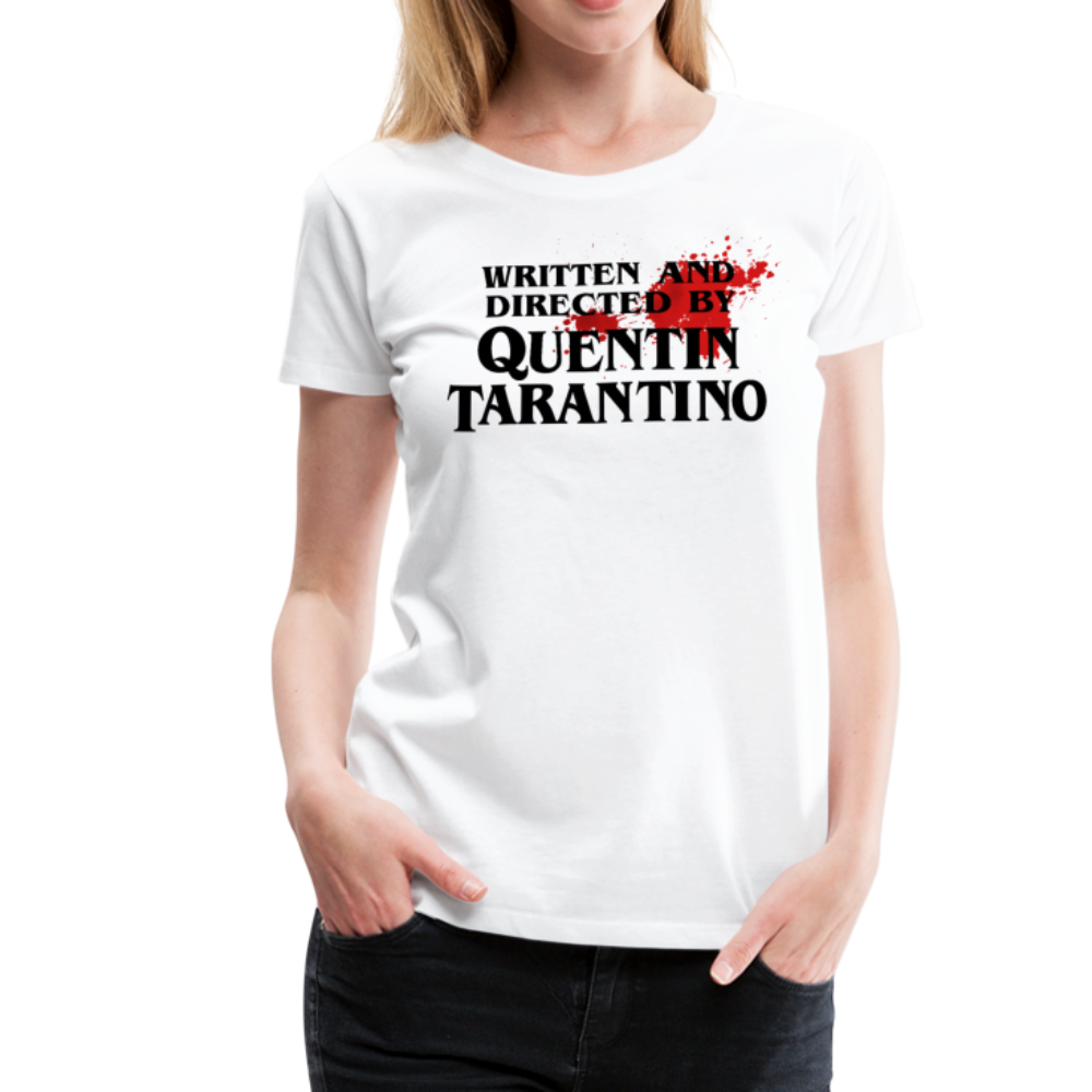 Written and Directed by Quentin Tarantino (Bloodstained) T-Shirt - Fantasiaa 