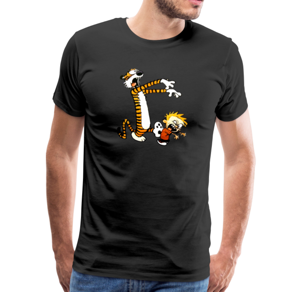 Calvin and Hobbes Playing Zombies T-Shirt - Fantasiaa 