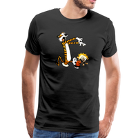 Thumbnail for Calvin and Hobbes Playing Zombies T-Shirt - Fantasiaa 