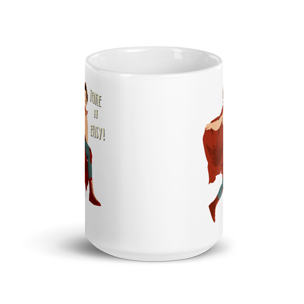 Take It Easy, Nacho Libre, El Luchador Mascarado Mug - Fantasiaa 