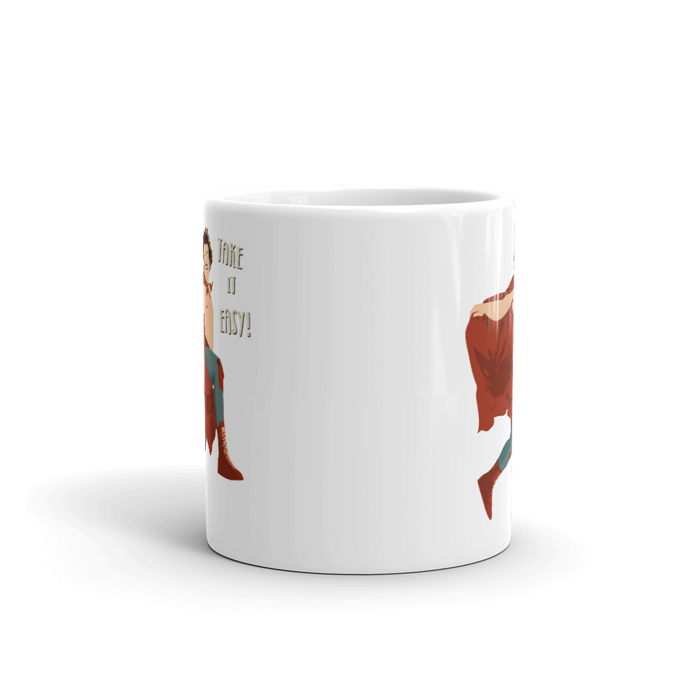 Take It Easy, Nacho Libre, El Luchador Mascarado Mug - Fantasiaa 