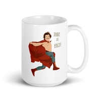 Thumbnail for Take It Easy, Nacho Libre, El Luchador Mascarado Mug - Fantasiaa 