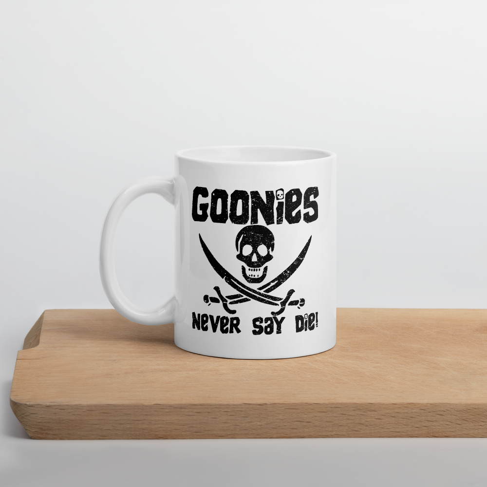 The Goonies Never Say Die Distressed Mug - Fantasiaa 