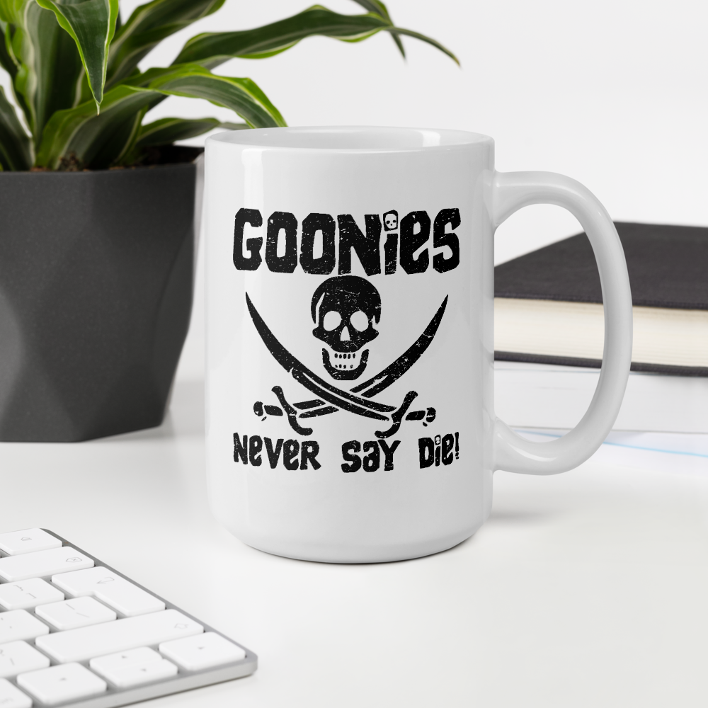 The Goonies Never Say Die Distressed Mug - Fantasiaa 