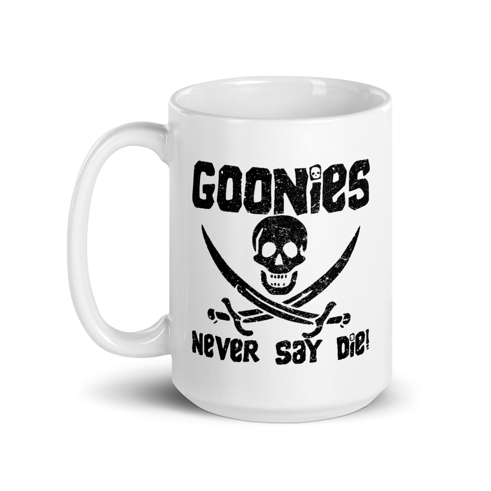 The Goonies Never Say Die Distressed Mug - Fantasiaa 