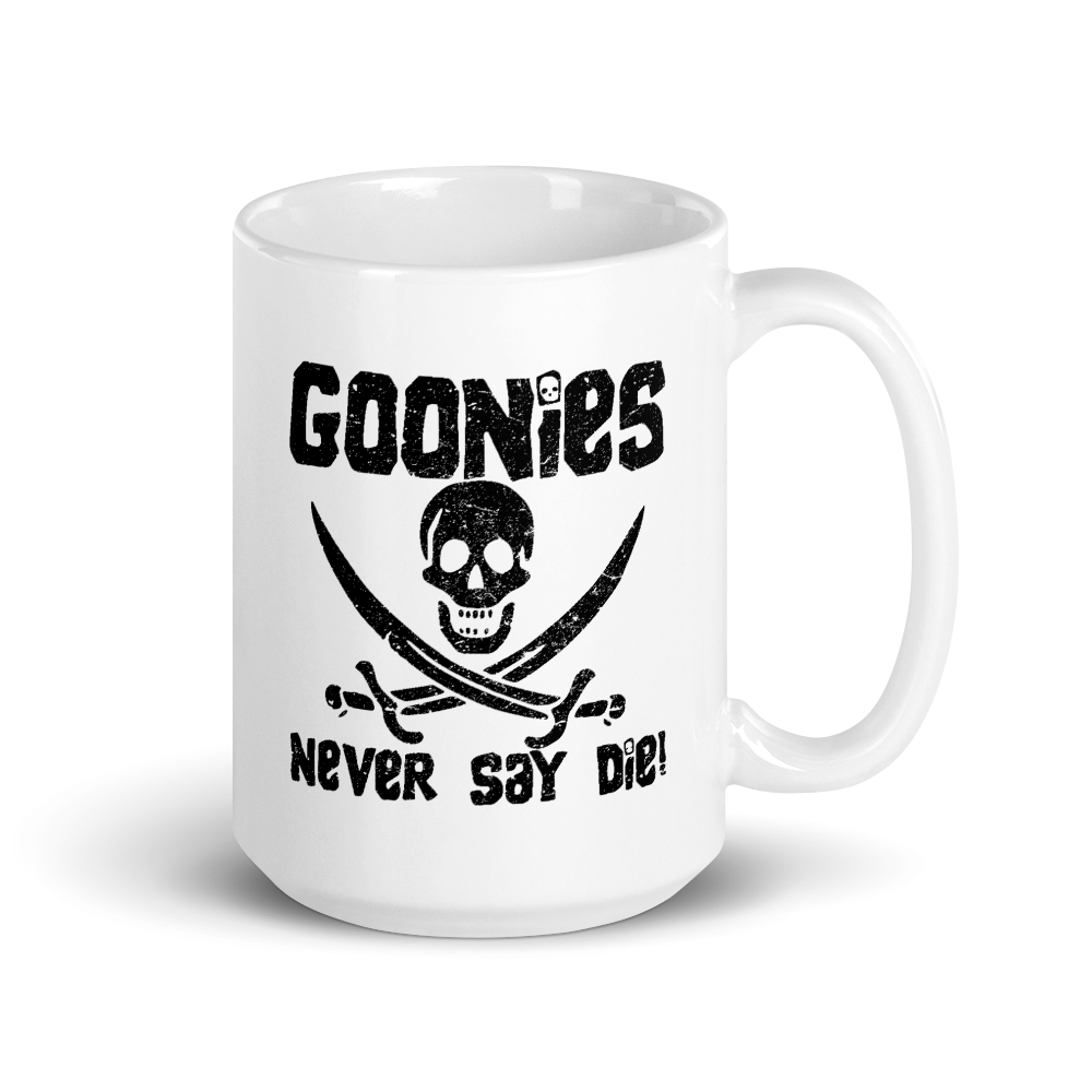 The Goonies Never Say Die Distressed Mug - Fantasiaa 