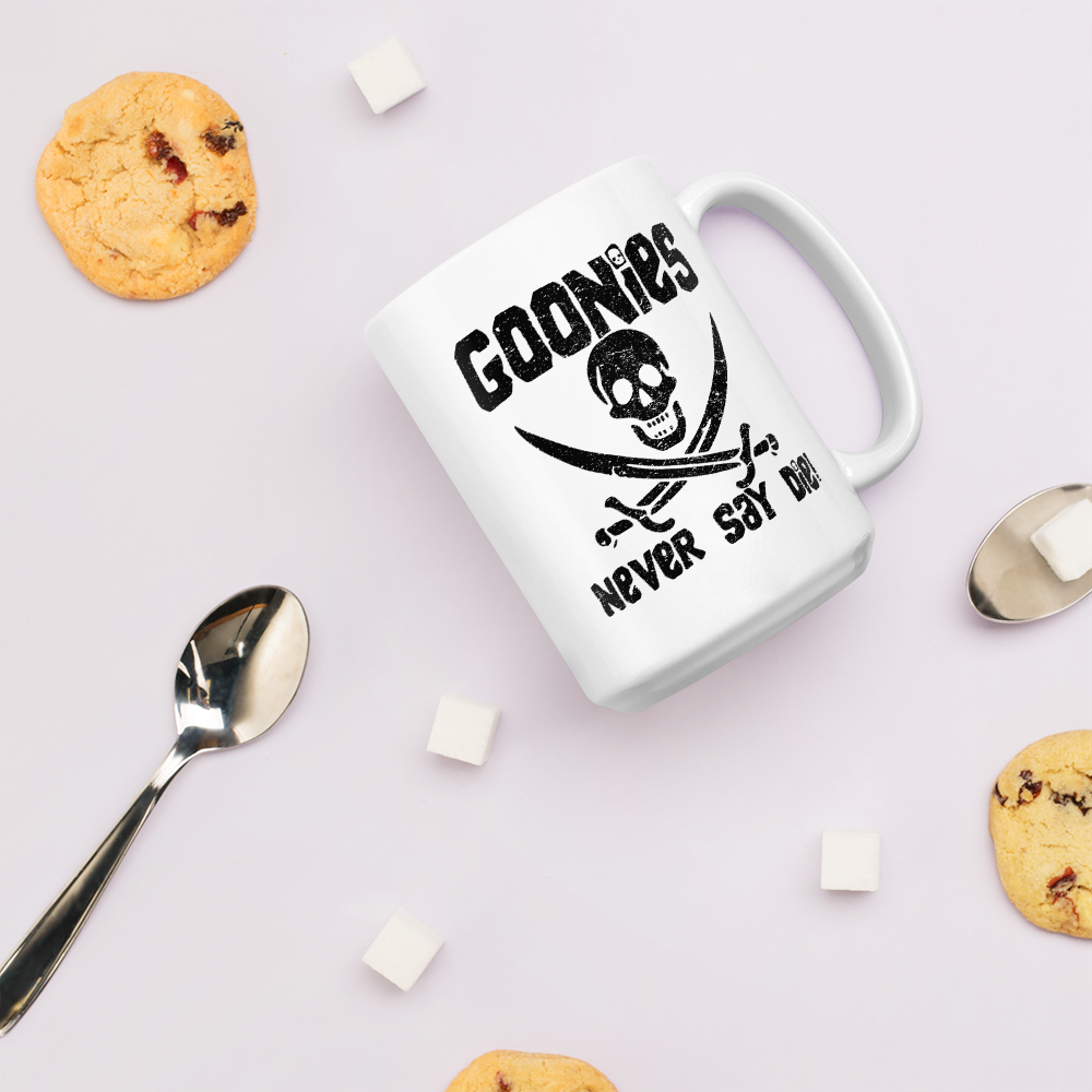 The Goonies Never Say Die Distressed Mug - Fantasiaa 