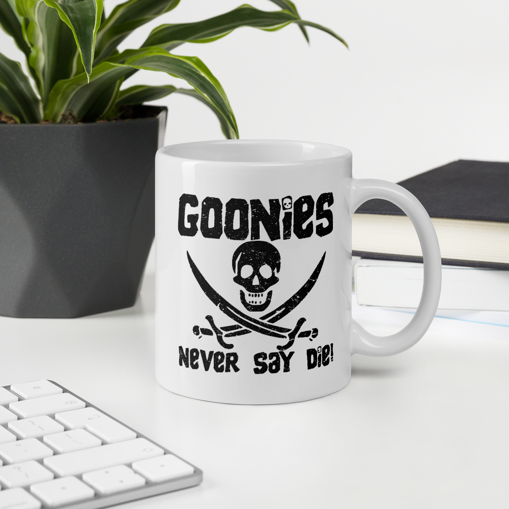 The Goonies Never Say Die Distressed Mug - Fantasiaa 