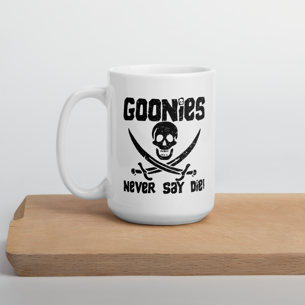 The Goonies Never Say Die Distressed Mug - Fantasiaa 