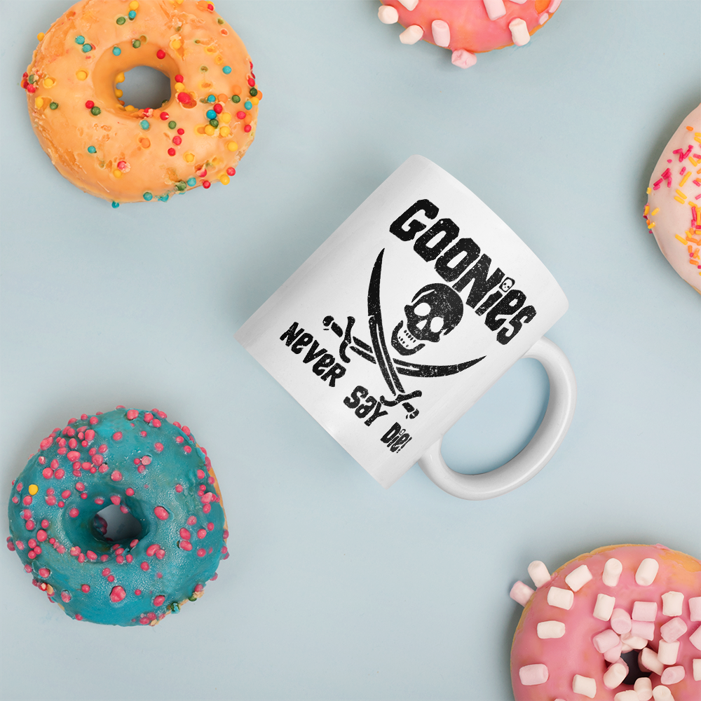 The Goonies Never Say Die Distressed Mug - Fantasiaa 