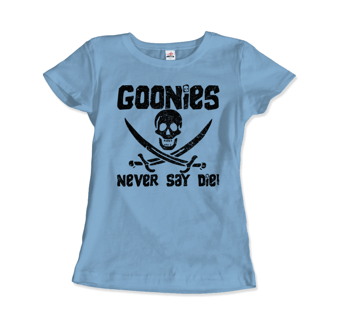 The Goonies Never Say Die Distressed Design T-Shirt Art-O-Rama Shop