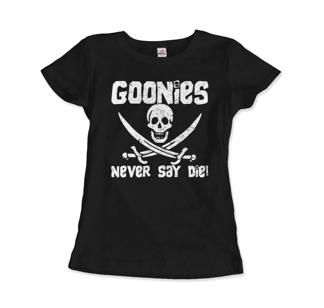 The Goonies Never Say Die Distressed Design T-Shirt Art-O-Rama Shop