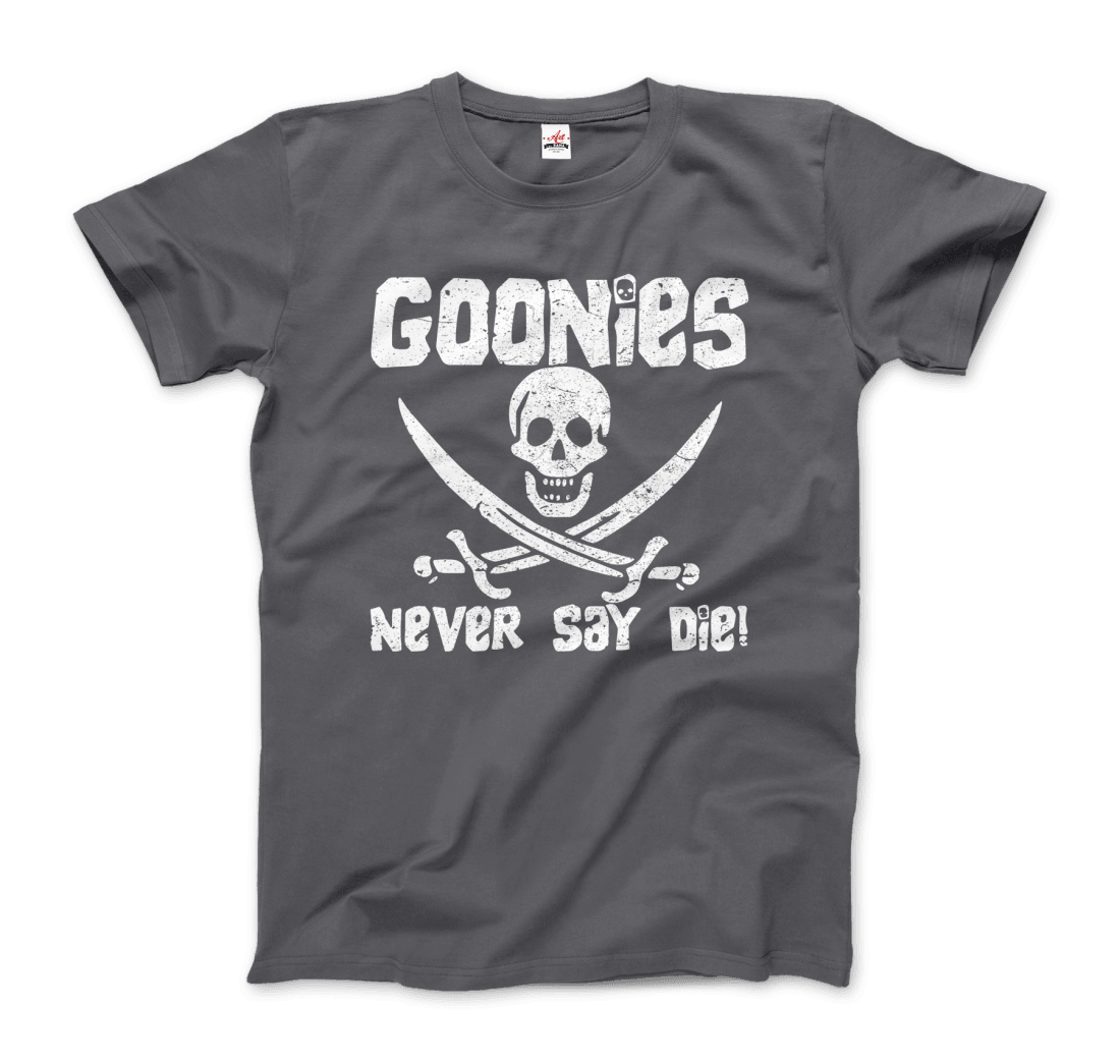 The Goonies Never Say Die Distressed Design T-Shirt Art-O-Rama Shop