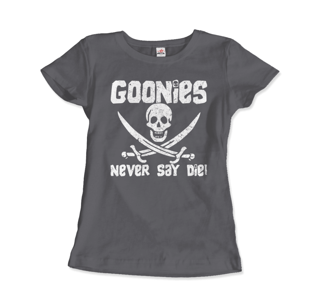 The Goonies Never Say Die Distressed Design T-Shirt Art-O-Rama Shop