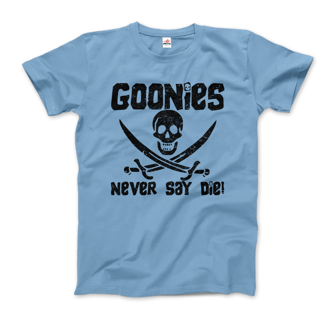 The Goonies Never Say Die Distressed Design T-Shirt Art-O-Rama Shop