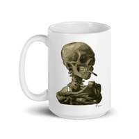 Thumbnail for Van Gogh Skull of a Skeleton with Burning Cigarette 1886 Mug - Fantasiaa 