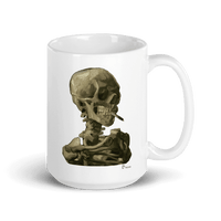 Thumbnail for Van Gogh Skull of a Skeleton with Burning Cigarette 1886 Mug - Fantasiaa 