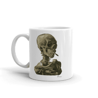 Thumbnail for Van Gogh Skull of a Skeleton with Burning Cigarette 1886 Mug - Fantasiaa 